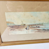 Pair of Victorian Landscape Watercolours by M.E.D