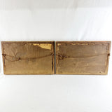 Pair of Victorian Landscape Watercolours by M.E.D
