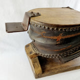 Late 19th Century Antique Foot Pump Bellows.