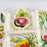 Large Vintage Italian Multi section Vegetable Dish.