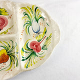 Large Vintage Italian Multi section Vegetable Dish.