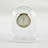 Edinburgh Crystal Glass, Celtic Design Mantle Clock Quartz