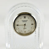 Edinburgh Crystal Glass, Celtic Design Mantle Clock Quartz