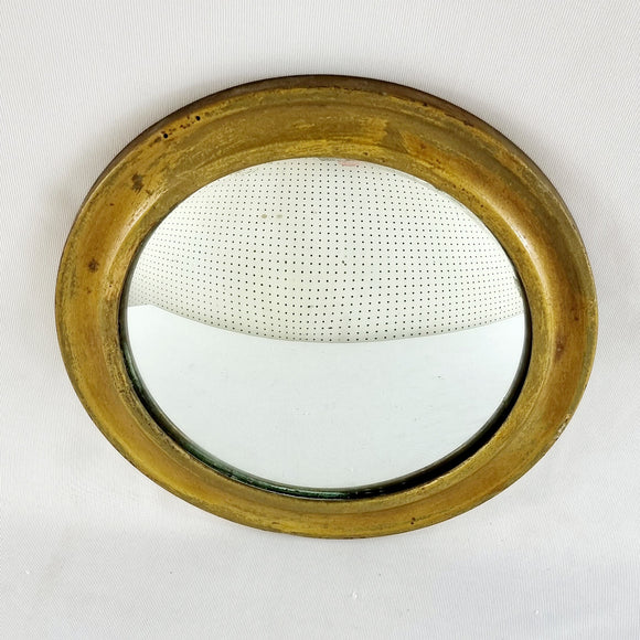 Vintage Metal Framed Convex Mirror