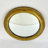 Vintage Metal Framed Convex Mirror