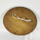 Vintage Metal Framed Convex Mirror