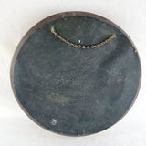 Vintage Antique Style Giltwood Porthole Convex Mirror.