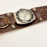 Vintage Prestige Divers Waterproof Day-Date Stainless Steel Gents Wristwatch
