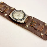 Vintage Prestige Divers Waterproof Day-Date Stainless Steel Gents Wristwatch