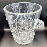 Vintage Lead Crystal Cut Glass Large Champagne Ice Bucket