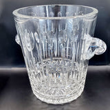 Vintage Lead Crystal Cut Glass Large Champagne Ice Bucket
