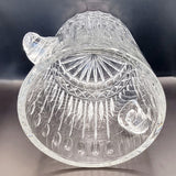 Vintage Lead Crystal Cut Glass Large Champagne Ice Bucket