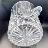 Vintage Lead Crystal Cut Glass Large Champagne Ice Bucket