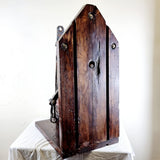 Circa 1900s Bronze Church or School Bell with Castiron Mount