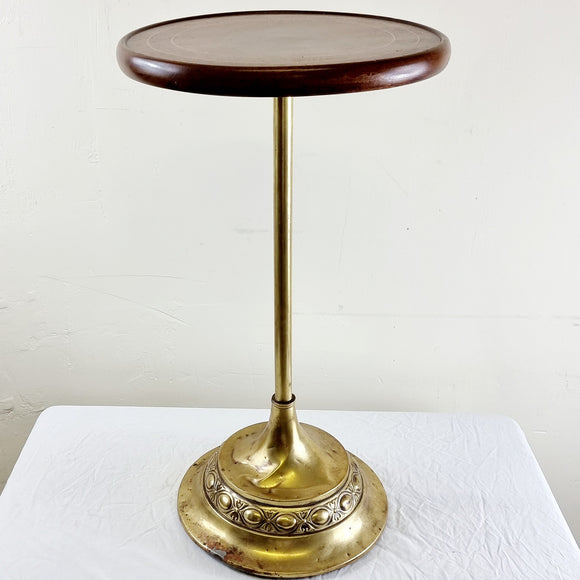 Arts and Crafts Brass Side/ Wine Table