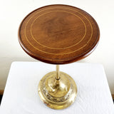 Arts and Crafts Brass Side/ Wine Table