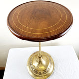 Arts and Crafts Brass Side/ Wine Table