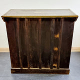 Antique Indian Hardwood Brass Overlay Chest of Drawers