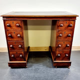 19th Century Small Portion Victorian Pedestal Desk