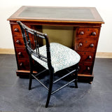 19th Century Small Portion Victorian Pedestal Desk