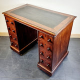 19th Century Small Portion Victorian Pedestal Desk