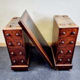 19th Century Small Portion Victorian Pedestal Desk