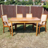 Vintage Retro Rare 2304 Double Leaf Nathan Dining Table.