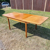 Vintage Retro Rare 2304 Double Leaf Nathan Dining Table.