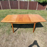 Vintage Retro Rare 2304 Double Leaf Nathan Dining Table.
