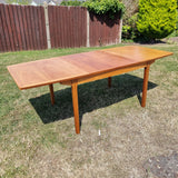 Vintage Retro Rare 2304 Double Leaf Nathan Dining Table.