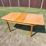 Vintage Retro Rare 2304 Double Leaf Nathan Dining Table.