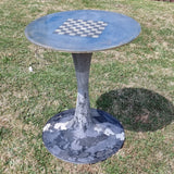 Retro 60s 70s Fibreglass Light up Chess Table