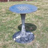 Retro 60s 70s Fibreglass Light up Chess Table