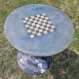 Retro 60s 70s Fibreglass Light up Chess Table