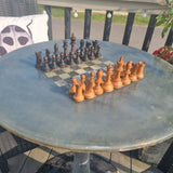 Retro 60s 70s Fibreglass Light up Chess Table