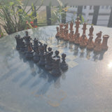 Retro 60s 70s Fibreglass Light up Chess Table
