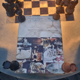 Retro 60s 70s Fibreglass Light up Chess Table