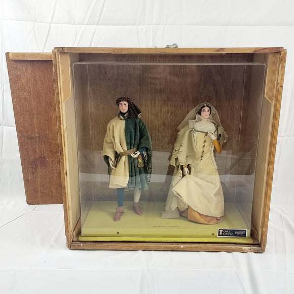 Museum Display of Display Dolls in Medieval Costumes
