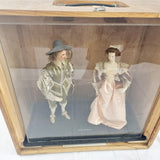 Museum Display Case of Dolls in Stuart Costumes