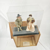 Museum Display Case of Dolls in Stuart Costumes