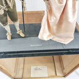 Museum Display Case of Dolls in Stuart Costumes