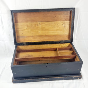 19th Century Carpenters Trunk with Fitted Tray