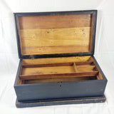 19th Century Carpenters Trunk with Fitted Tray