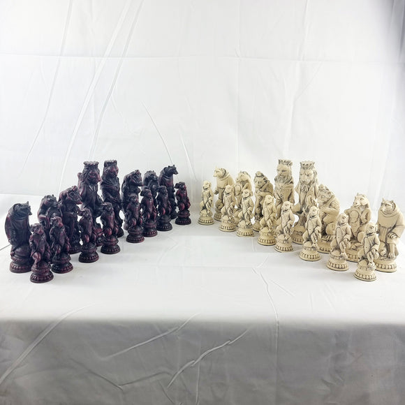 Raynard the Fox Chess Set Complete