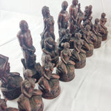 Resin Erotic Large Chess Set