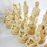 Resin Erotic Large Chess Set