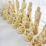 Resin Erotic Large Chess Set