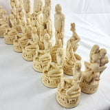 Resin Erotic Large Chess Set