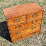 Antique 19th Century Campaign Chest of Drawers