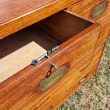 Antique 19th Century Campaign Chest of Drawers